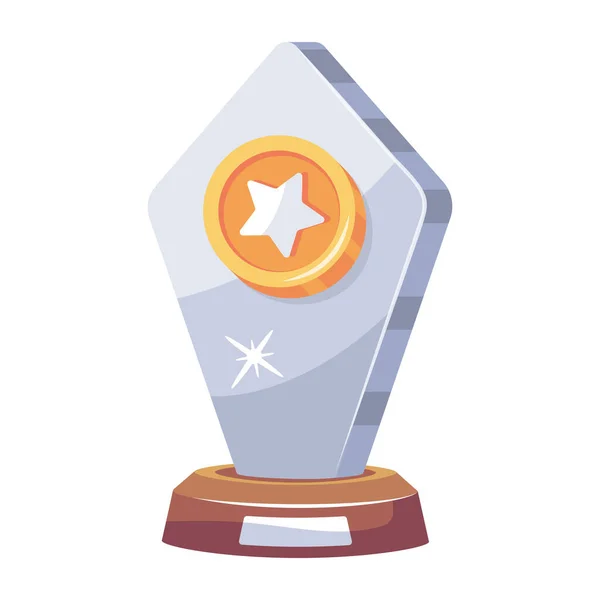 Star Award Lapos Ikon Használatra Kész — Stock Vector