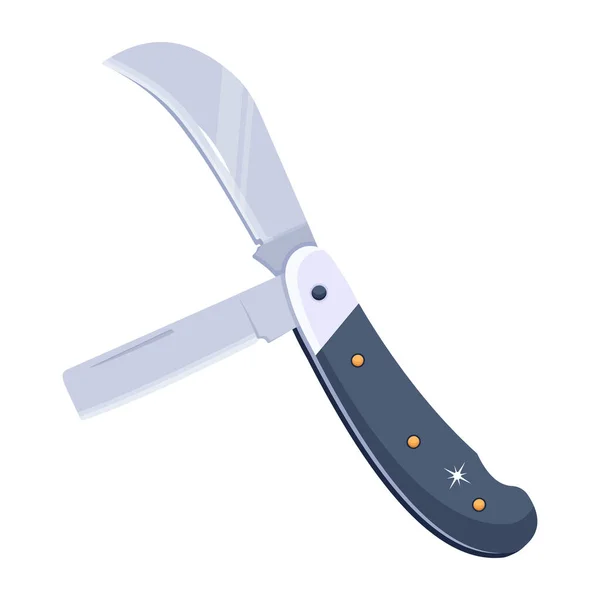 Multi Knife Modern Ikon Vektor Illustration — Stock vektor