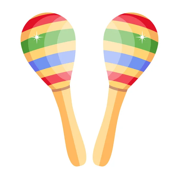 stock vector Maracas modern icon, vector illustration