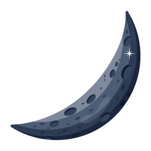 Moon Eclipse Modern Icon Vector Illustration — Vetor de Stock