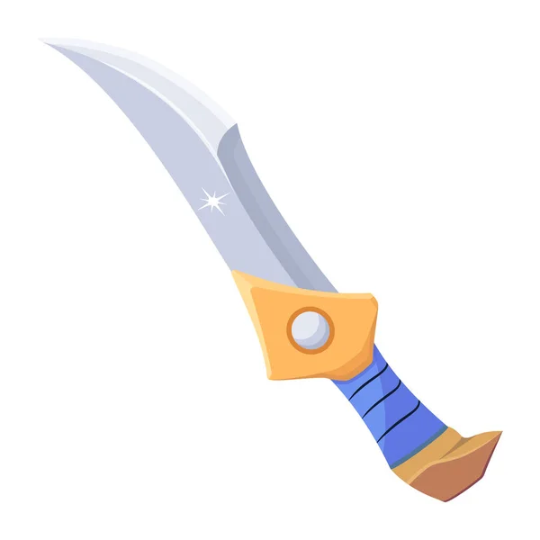Spartan Knife Modern Icon Vector Illustration — 스톡 벡터