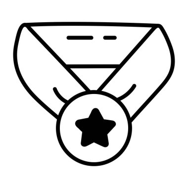Medal Award modern icon, vector illustration