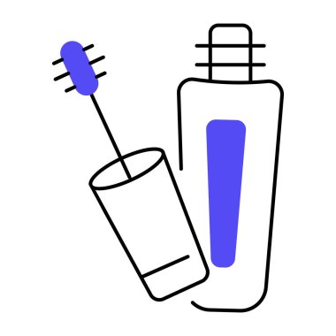 Mascara icon design, vector illustration