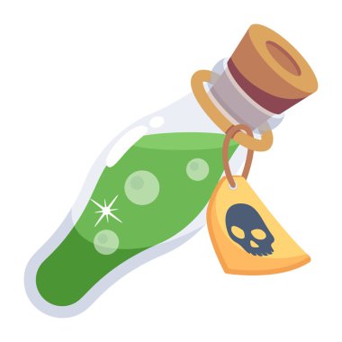 vector illustration of Potion Vial icon