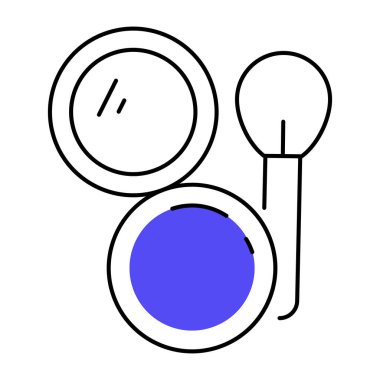 Blush On vector illustration design