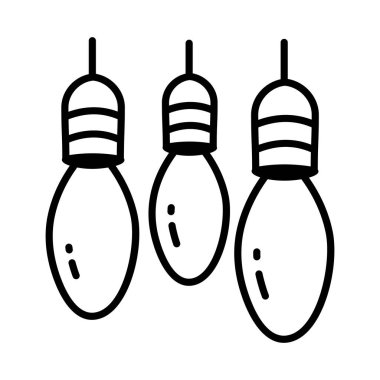 Light Bulbs icon vector illustration graphic design