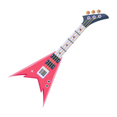 elektro gitar vektör çizim