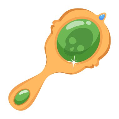 vector illustration of Magic Mirror