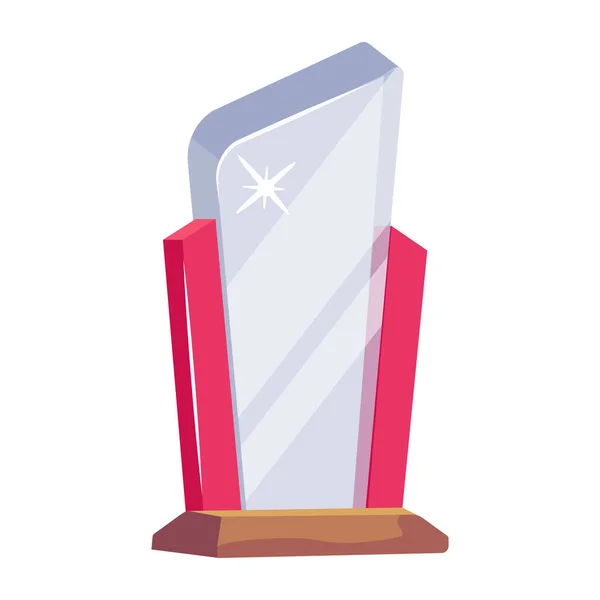 Vektorová Ilustrace Ploché Ikony Ocenění Trofeje — Stockový vektor