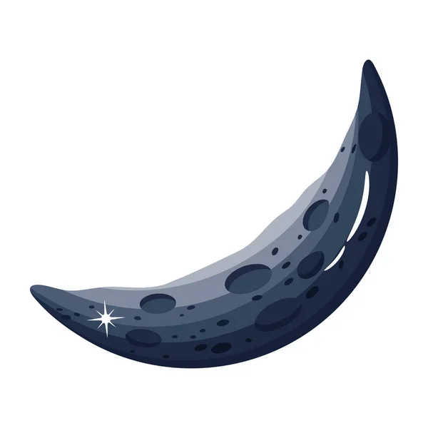 Moon Eclipse Icon Vector Illustration Design — Stock Vector