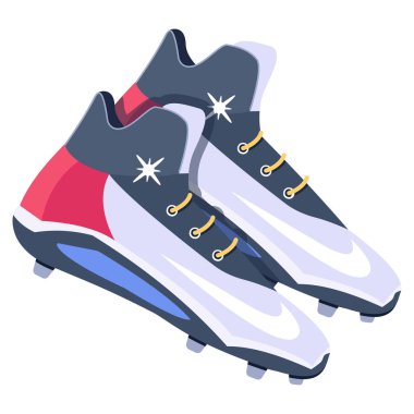 Baseball Cleats icon. vector illustration