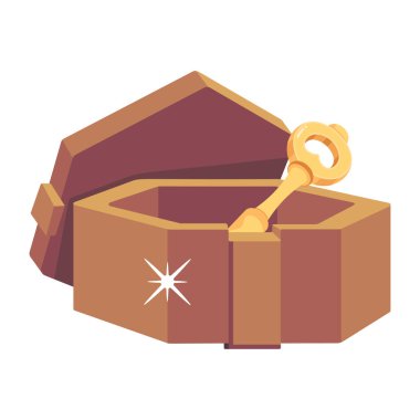 Key Box vector illustration design