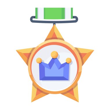 Army Badge icon vector illustration