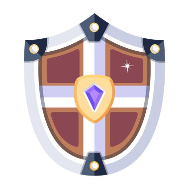 Kalkan vektör çizim tasarım