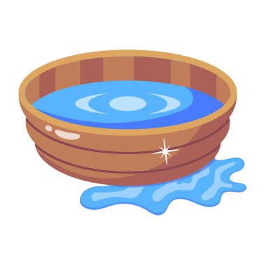 Water Bowl icon vector illustration design