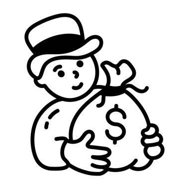 Business Investor vector illustration design