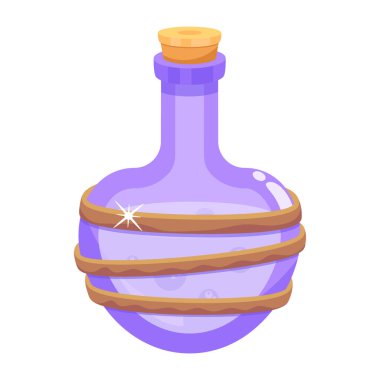Potion icon isolated on white