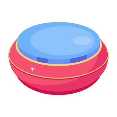 vector illustration of Monk Drum icon