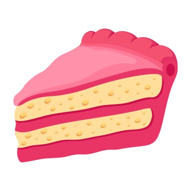Cake Slice vector illustration design
