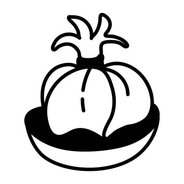 Astrophytum. web icon simple illustration