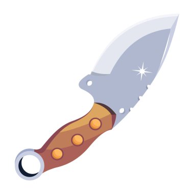 knife icon. simple illustration