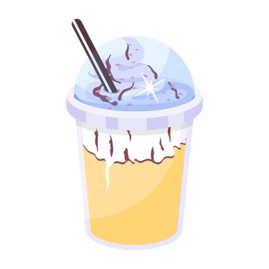 Frappe icon, vector illustration