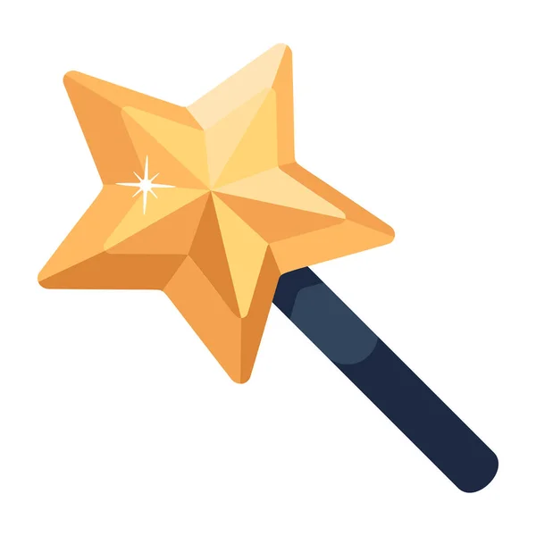 Star Wand Web Icon Simple Illustration — Stockvektor