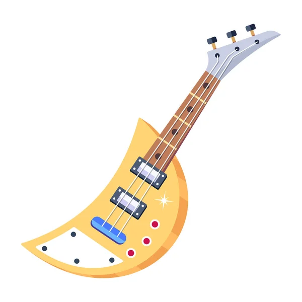 Gitarre Ikone Isoliert Auf Weißem Hintergrund — Stockvektor