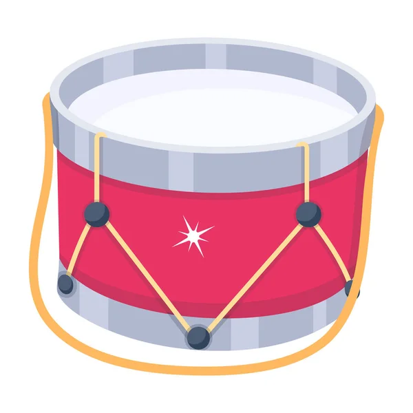 Drum Icon Vektor Illustration — Stockvektor