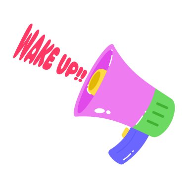 Megaphone modern icon, vector illustration 