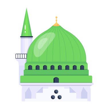 Bir caminin vektör illüstrasyonu