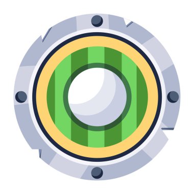 Kalkan. Web simgesi basit tasarım