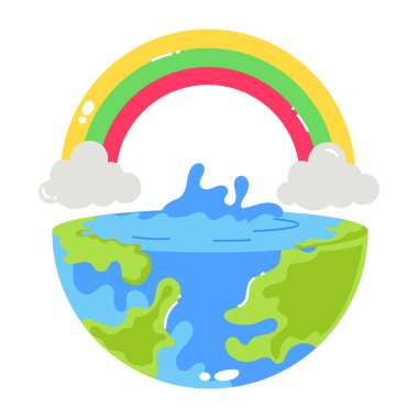 toprak günü vektör çizimi tasarımı