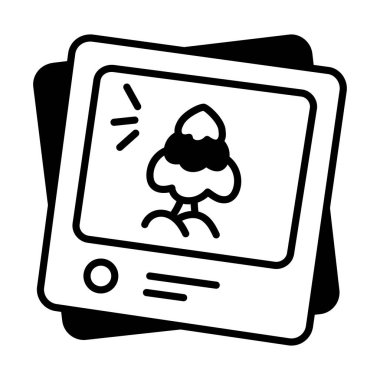 Yılbaşı ağacının vektör çizimi 