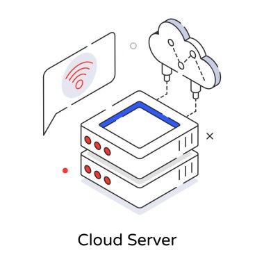 Bulut hesaplama. Web simgesi