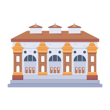 ön cephe vektör illüstrasyon tasarımı