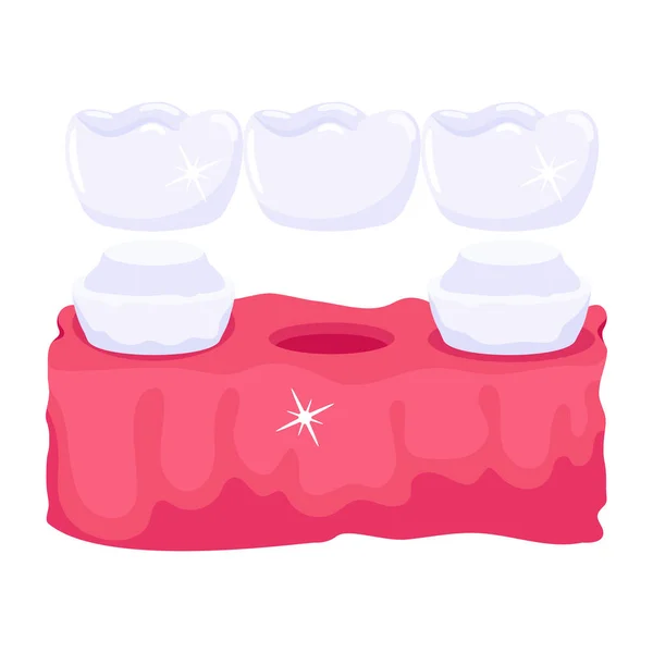Concepto Cuidado Dental Ilustración Vectorial — Vector de stock