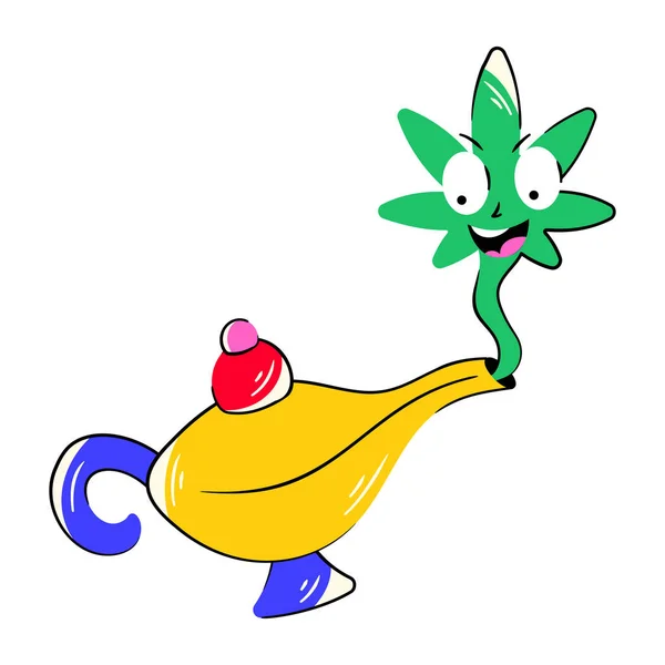 Illustration Vectorielle Cannabis — Image vectorielle