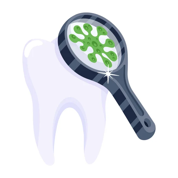 Ilustración Vectorial Del Cuidado Dental — Vector de stock