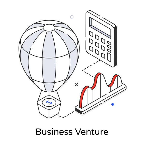 Vector Illustration Business Venture — 图库矢量图片