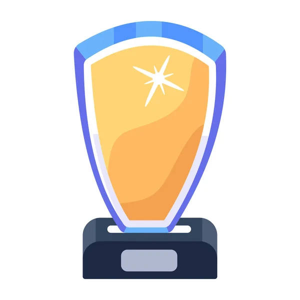Award Trophy Icon Vector Symbol Web Design — Stock Vector