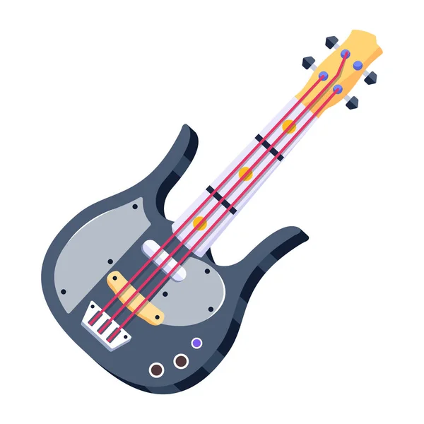 Gitarr Ikon Vektor Illustration — Stock vektor