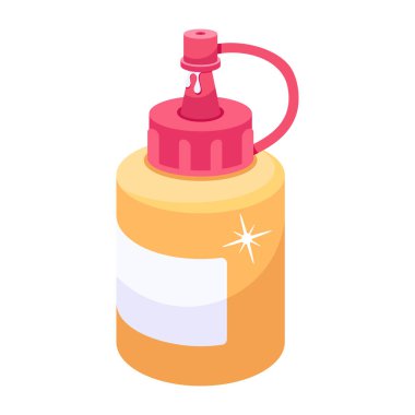 Yapıştırıcının vektör çizimi