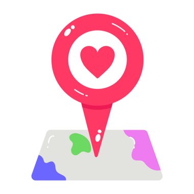 pin haritası konum belirleyici vektör sanatı