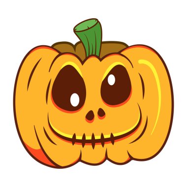 Cadılar Bayramı balkabağının vektör çizimi