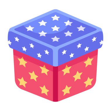 Bir yıldız simgesinin vektör illüstrasyonu