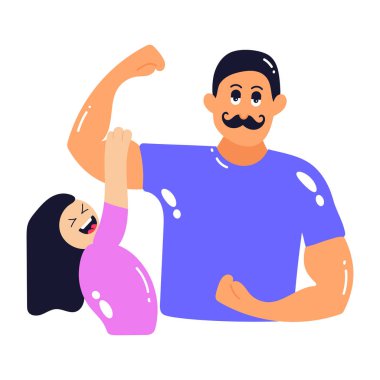 Aşık genç çift vektör illüstrasyon tasarımı