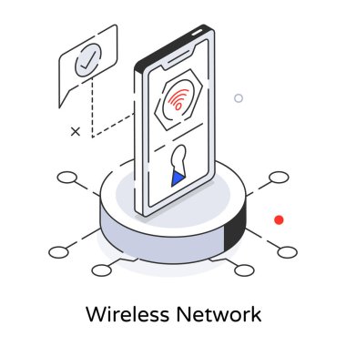 cep telefonu biçimi vektör çizimi tasarımı