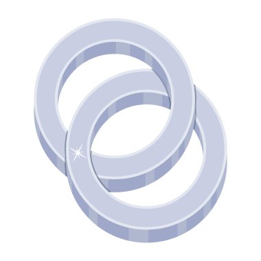 Halkaların vektör illüstrasyonu 