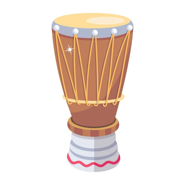Illustration Eines Alten Schlagzeugs — Stockvektor
